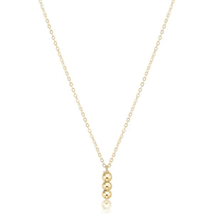 16" Necklace Gold - Joy Gold Charm