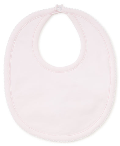 Light Pink/White Kissy Basics Bib