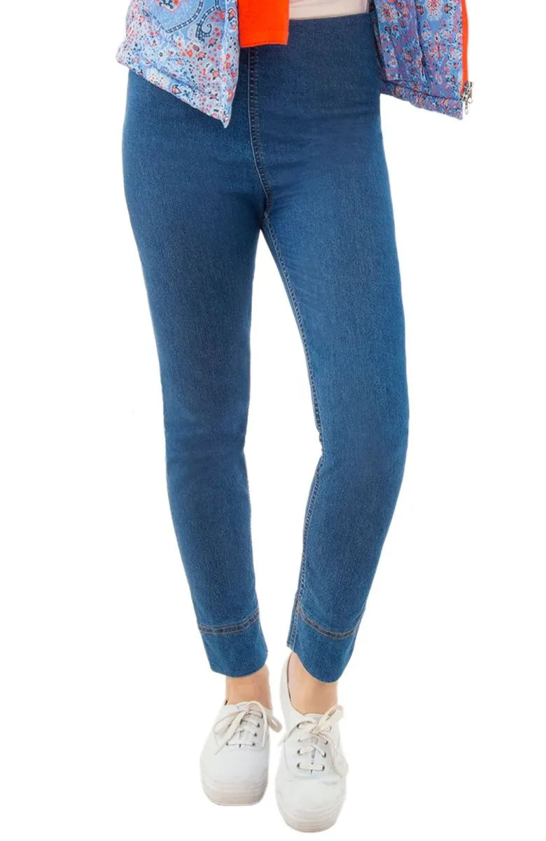 Della Denim Pull On Pant | Medium Wash