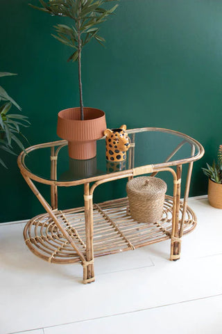 Oval Cane Table