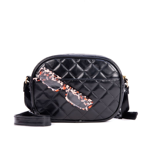 Sonja Crossbody Bag | Quilted Black