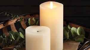 Wick to Flame Pillar Candle
