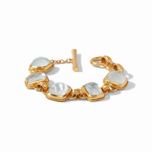 Savoy Demi Toggle Bracelet | Iridescent Clear Crystal