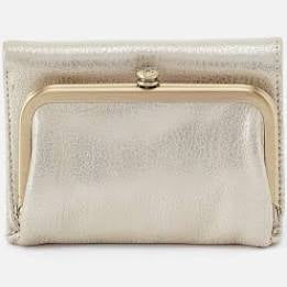 Robin Compact Wallet | Pearled Silver