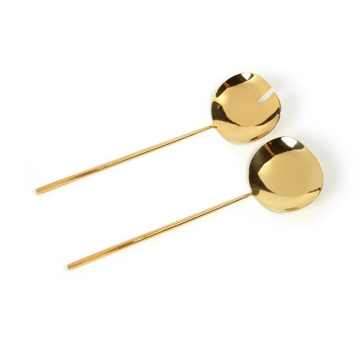 Dainty Polished Gold Server Set