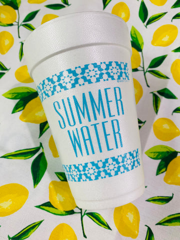 Summer Water Foam Cups