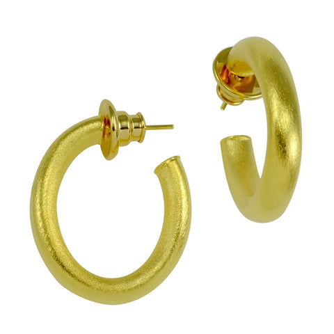 Grasse Oval Tube Hoop Earring