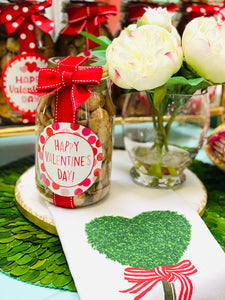 Valentine Chocolate Chip Cookies | Quart Jar
