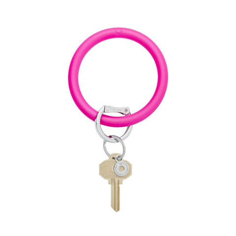 Silicone Big O Key Ring | Pearlized | I Scream Pink