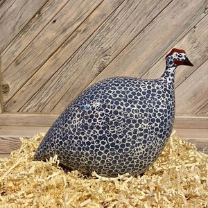 Guinea Fowl | White Spotted Electric Blue | Small
