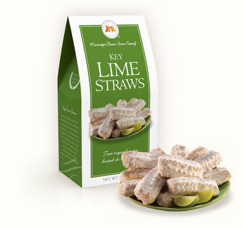 Key Lime Straws