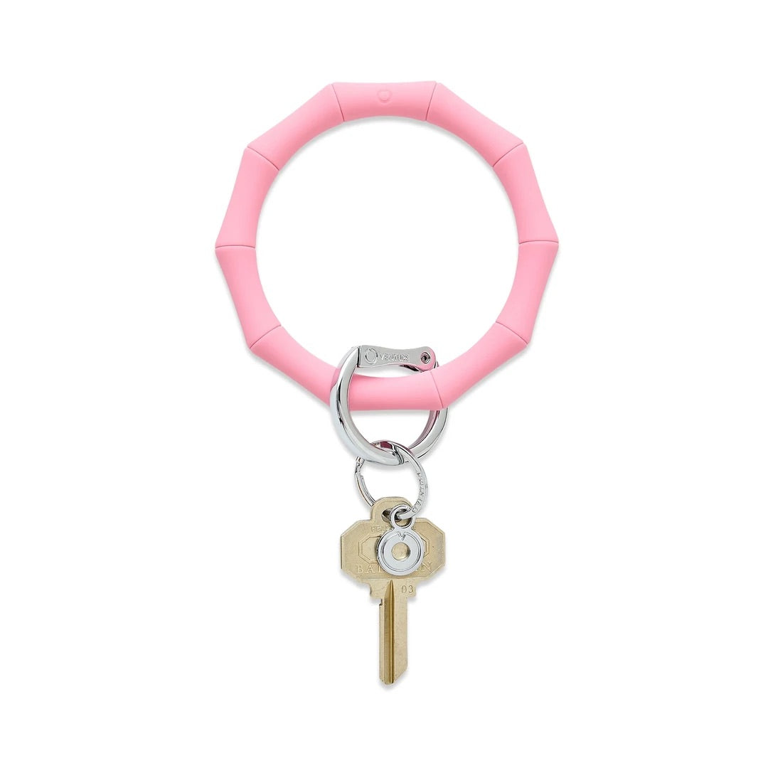 Silicone Big O Key Ring | Cotton Candy Bamboo