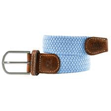 Breezy Blue - Woven Elastic Belt