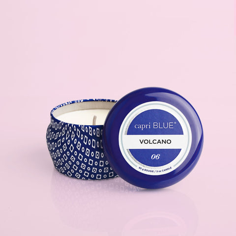 Volcano - Blue Mini Tin Candle 3oz