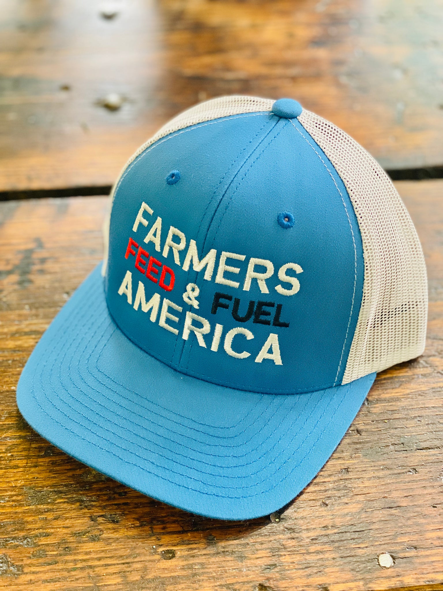 Farmers Feed and Fuel America Trucker Hat