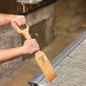 The Great Scrape Woody Paddle BBQ Grill Cleaning Tool
